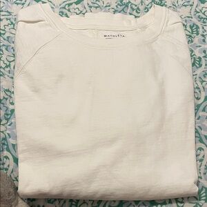 Athleta Cream Pullover